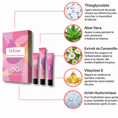 Trio d'épilation instantané